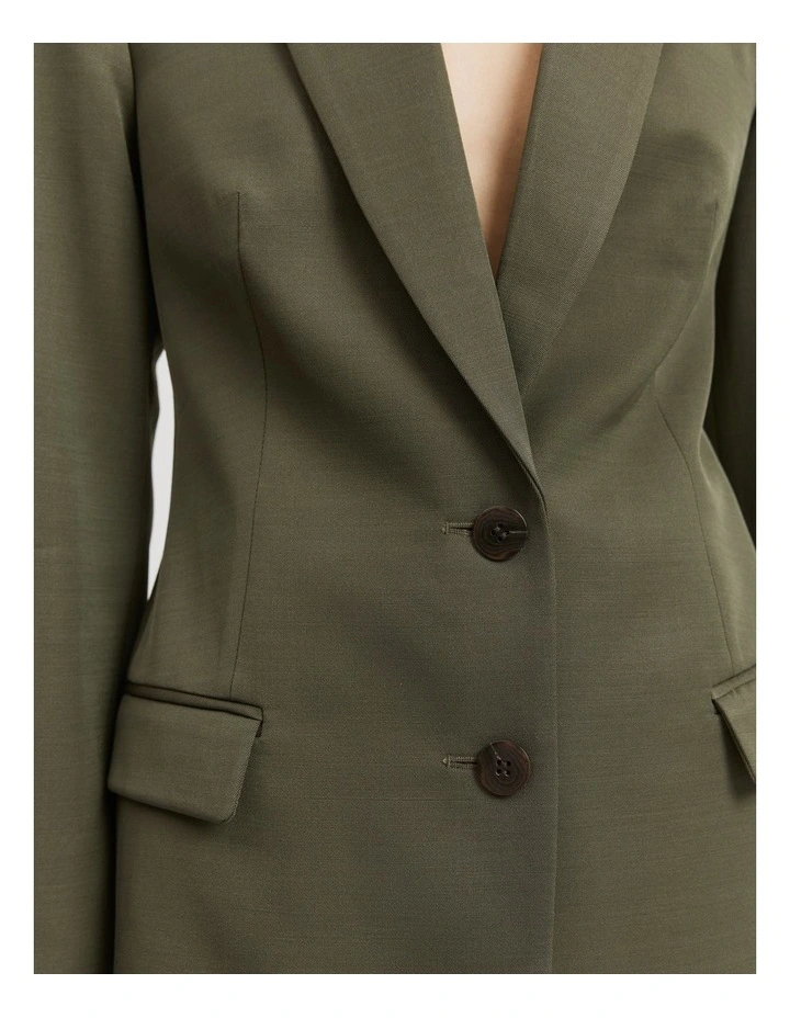 Contour Blazer in Hunter Green