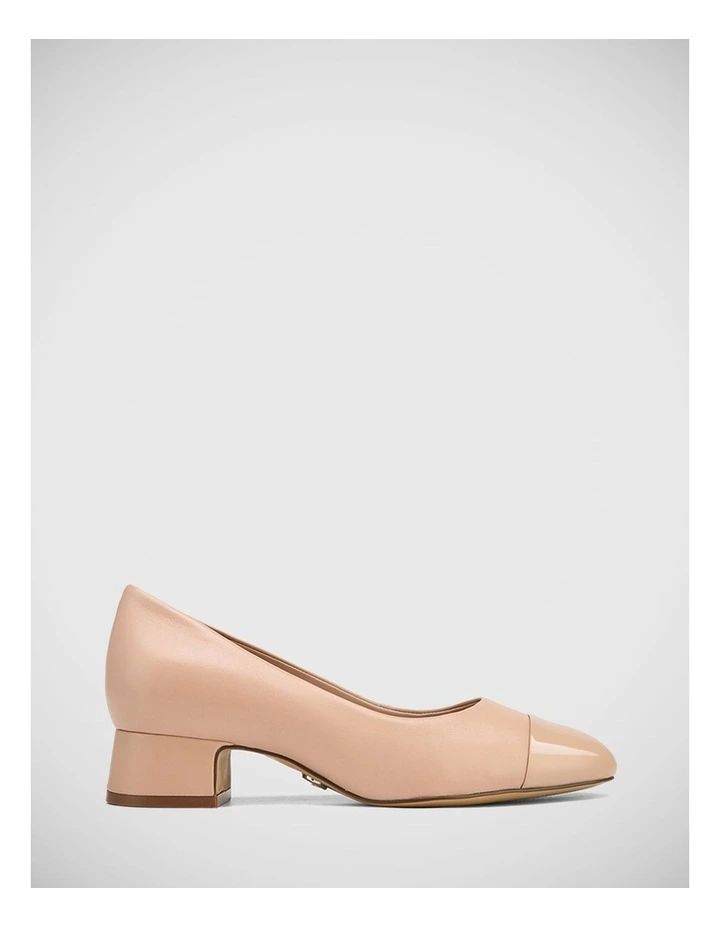 Edithe Leather Pump in New Flesh
