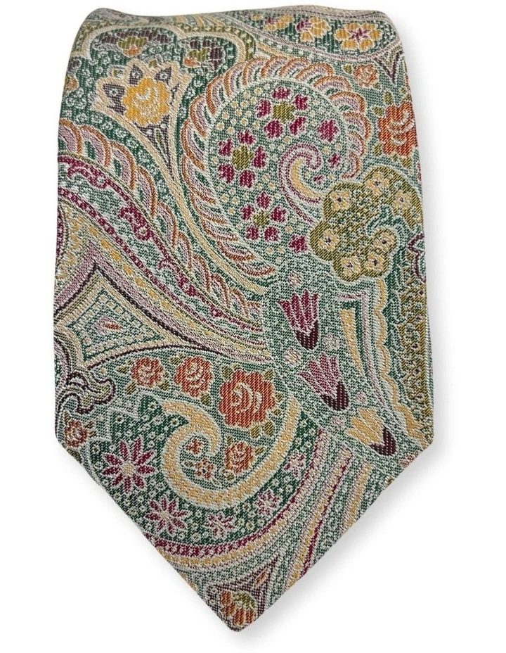 Bremen Paisley Tie in Sand