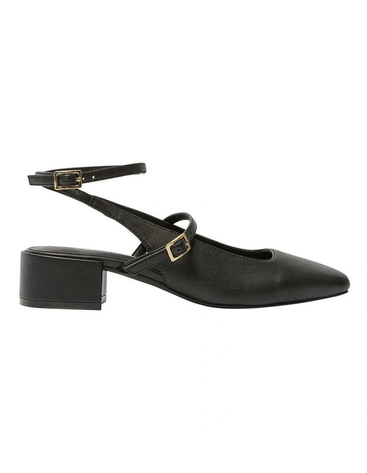 Melody Heeled Shoes in Black
