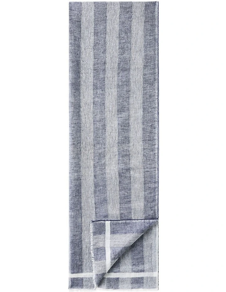 Noton Scarf in Navy