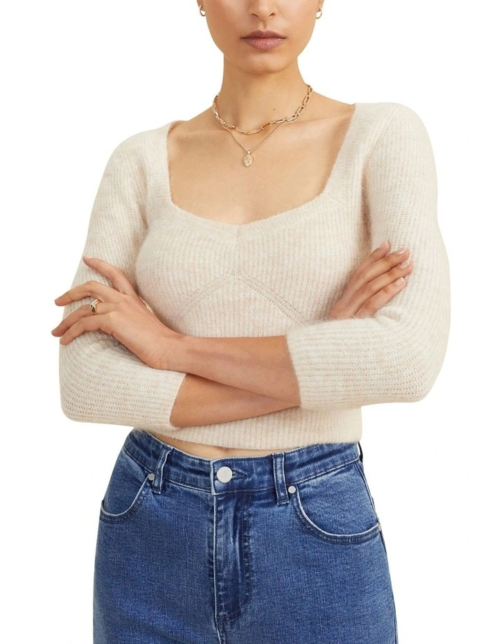 Fluffy Half Sleeve Top