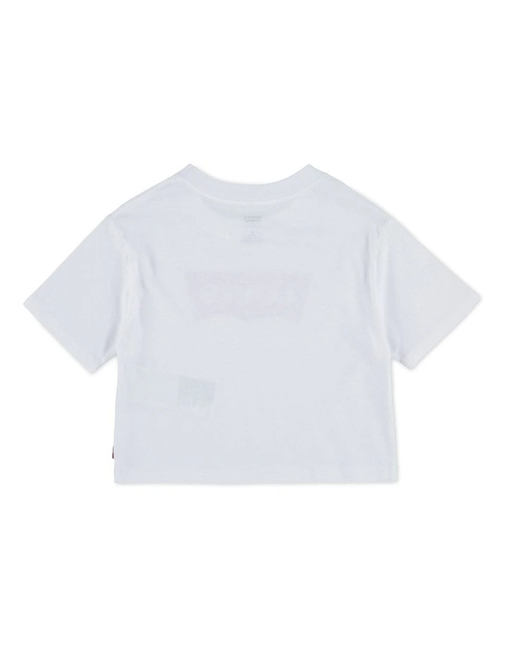 Light Bright Cropped Tee in White