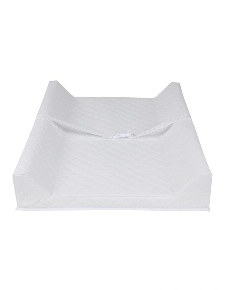 Childcare 75cm Universal Change Pad w/ Safety Strap for Change Table 0m White