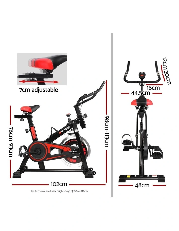 Exercise Bike Black EB-A-SPIN-02-BK