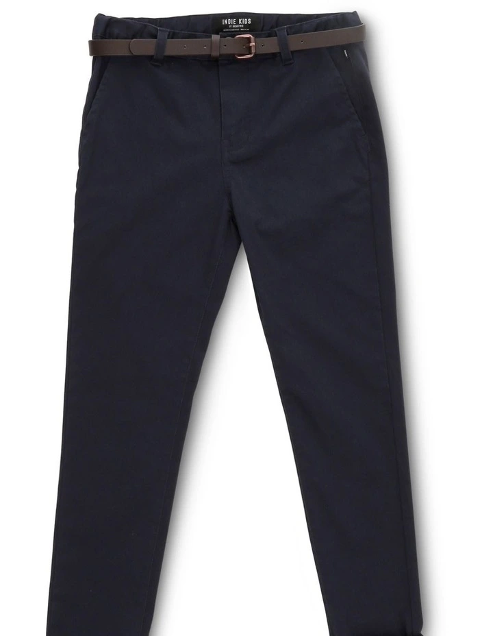 Cuba Stretch Chino (8-16 years) in Navy