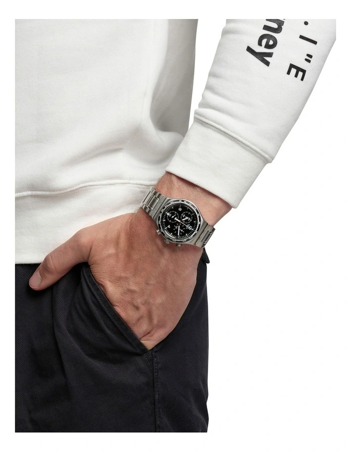 Night Flight Again Watch in Silver