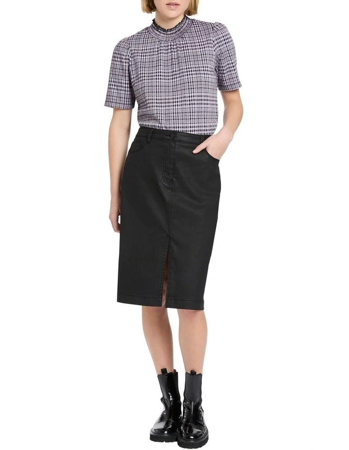 Whitney Plaid Top in Homecoming Multi