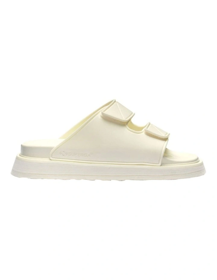 Slides Double Bands Micro Slide in Beige Natural