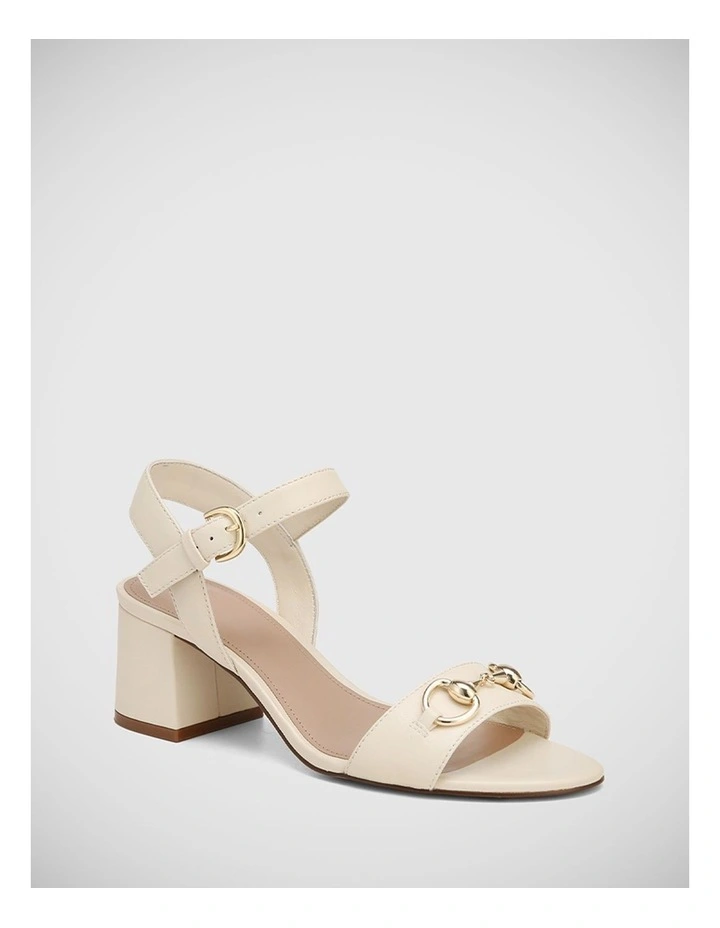 Karter Leather Sandal in Ivory