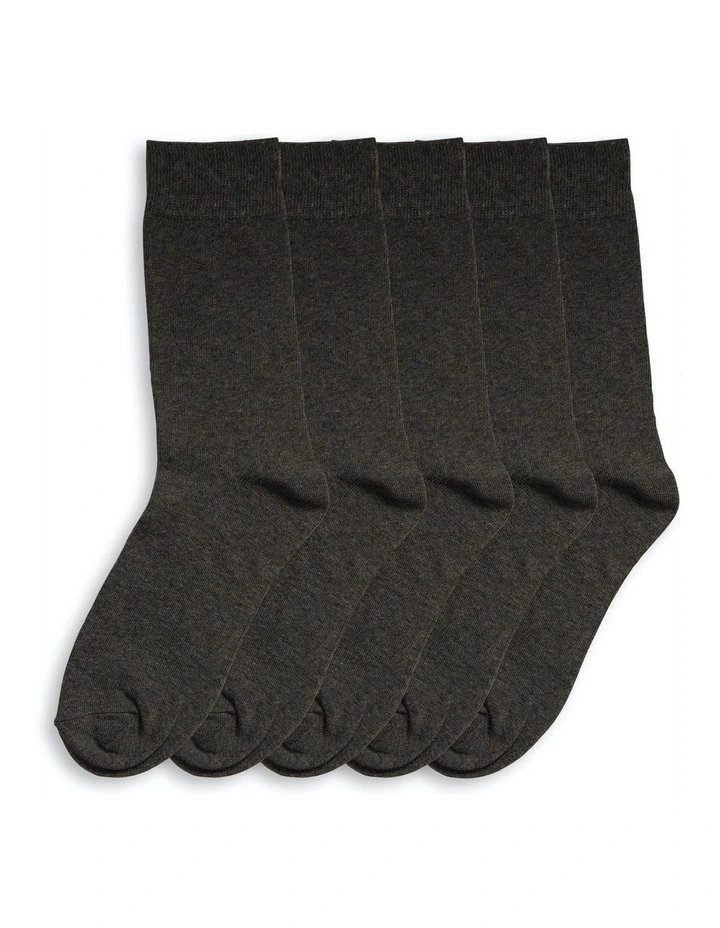 Business Crew Socks 40 Pack in Charcoal