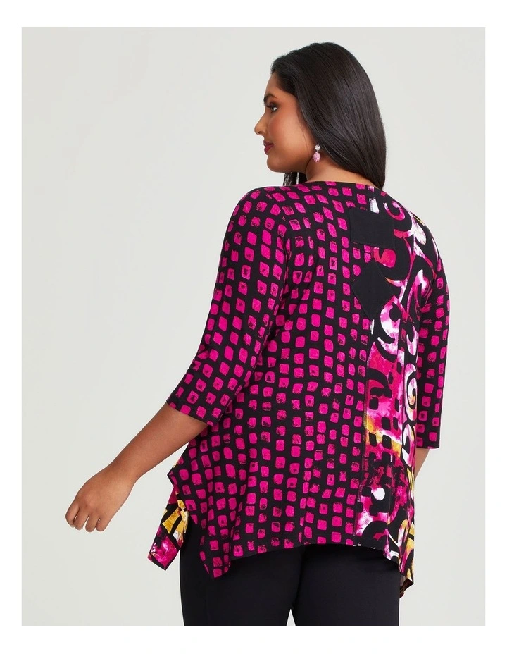Natural Chiara Tunic in Print