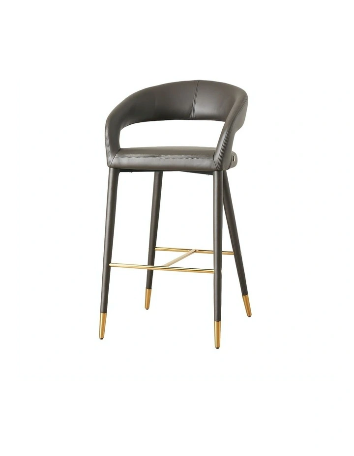 Moulin Bar Stool in Smoke Grey