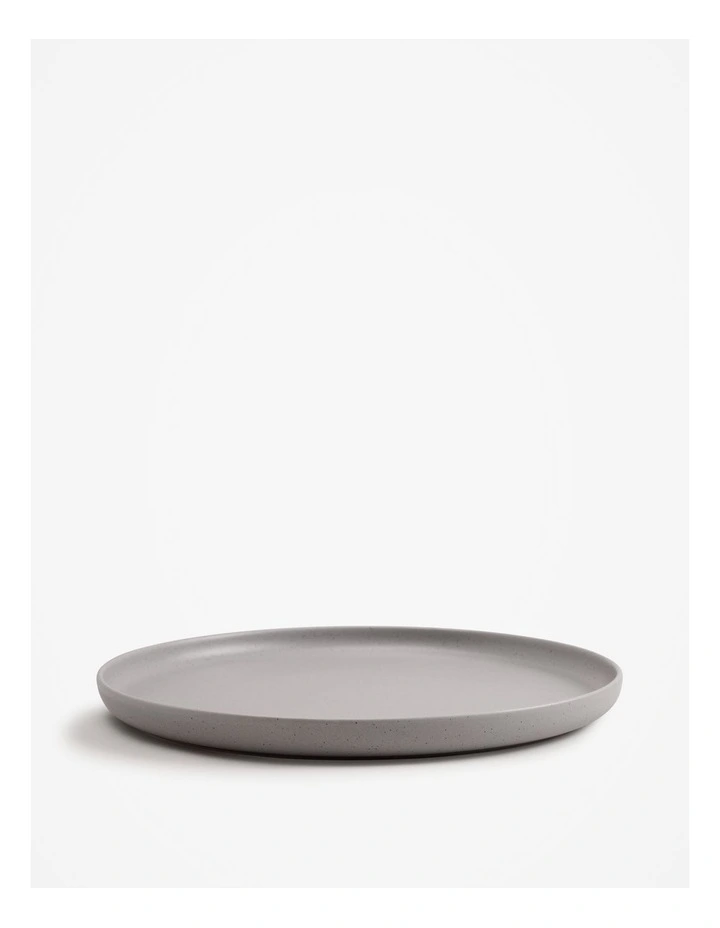 Tapas Large Round Platter in Pale Grey