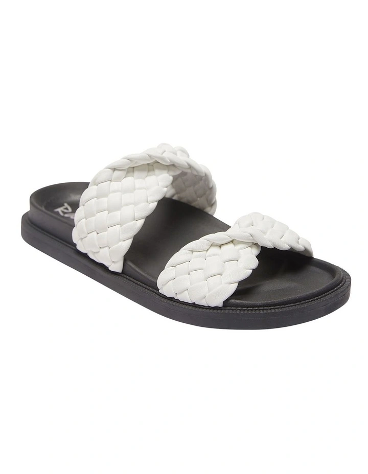 Ghost Sandals In White Smooth