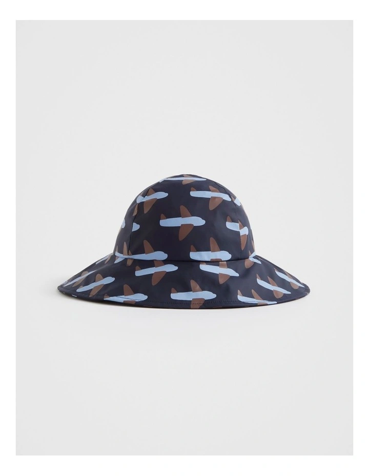 Aeroplane Rain Bucket Hat in Multi