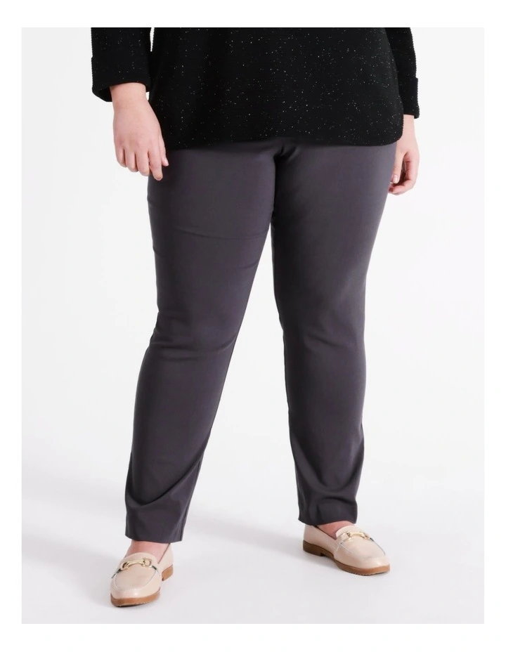 Wardrobe Staple Slim Pant in Charcoal