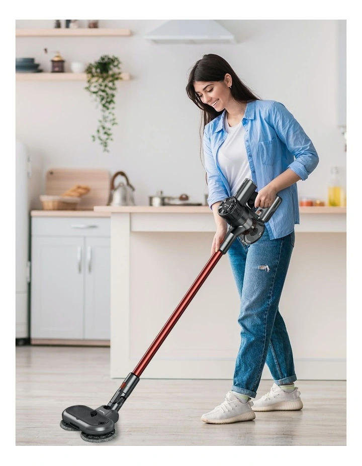 X9 Twin Turbo Cordless Mop Vacuum in Red