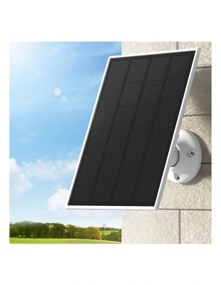 Solar Panel For Security Camera Wireless 3W in Black