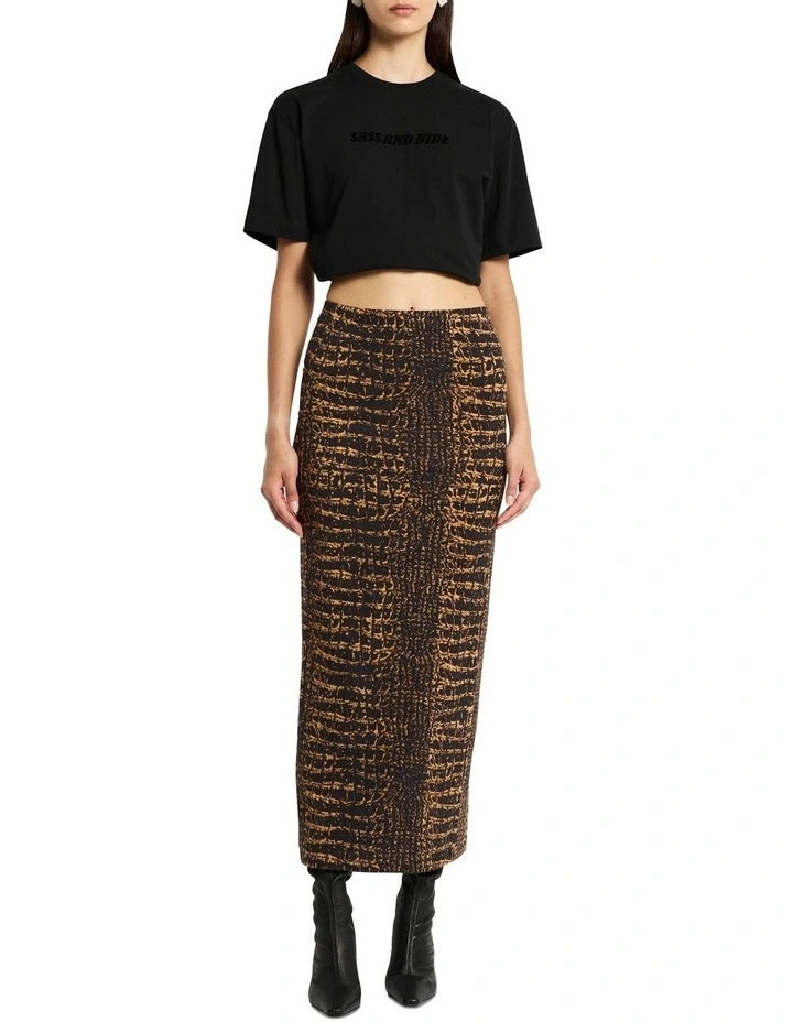 Cascade Skirt in Croc
