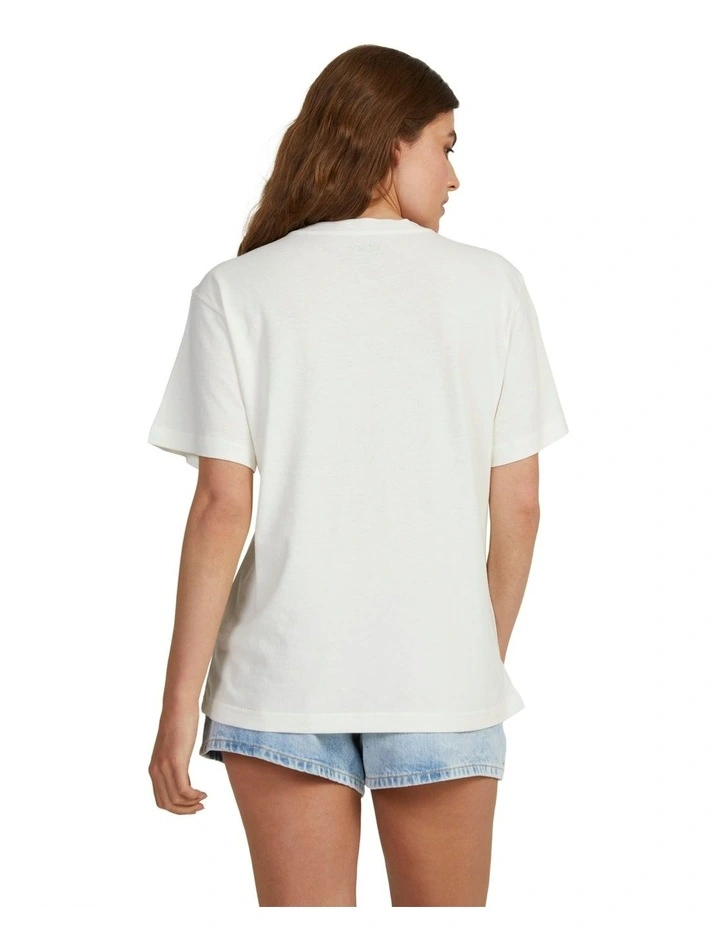 Westcoast Destination Oversized T-shirt in Snow White