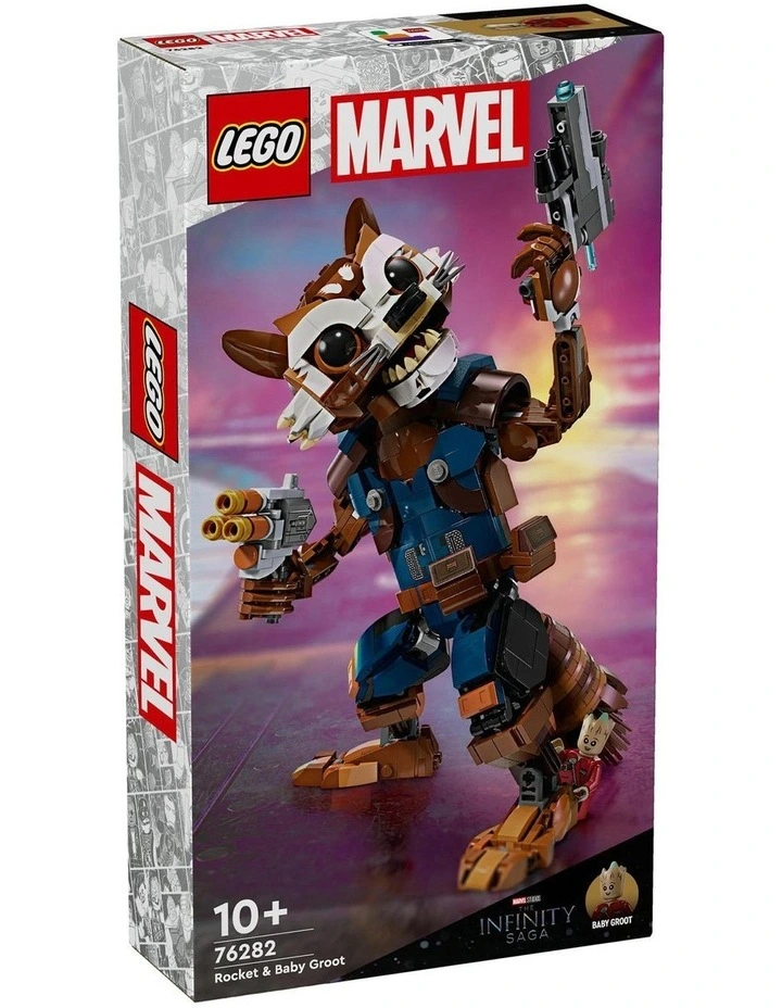 Super Heroes Marvel Rocket and Baby Groot 76282