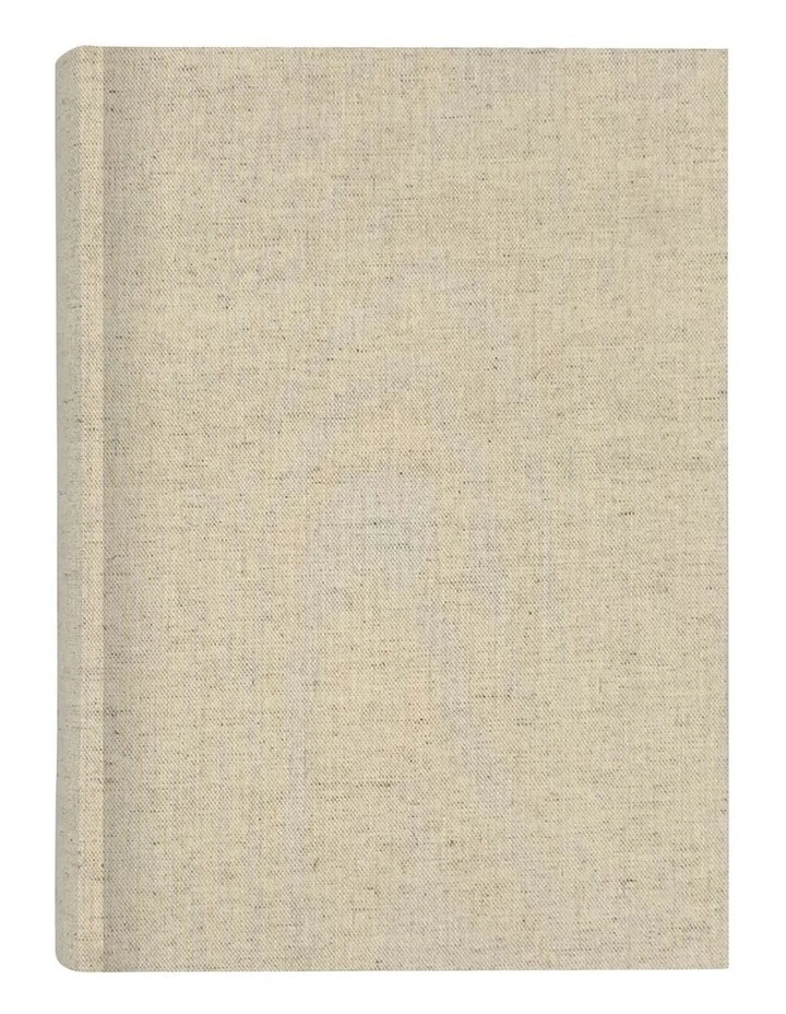 Plush Linen Photo Album 300 Photo Capacity in Cream