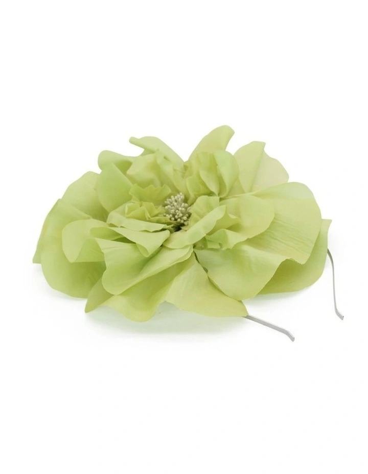 Cindy Fascinator in Pale Green