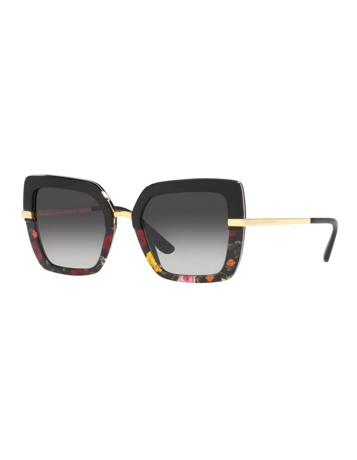 0DG4373 Sunglasses in Black On Winter Flow