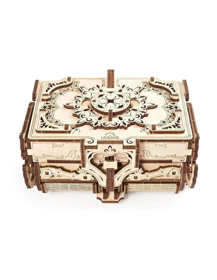 Antique Box 185 Piece Wooden 3D Puzzle Gift Set