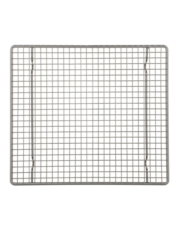 BakerMaker Non-Stick Cooling Tray 26x23cm in Silver