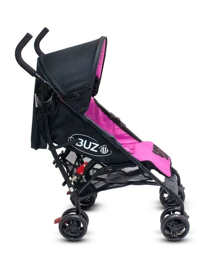 Buz 108cm Reclining/Foldable Stroller/Pram Baby/Infant 0m+ Rose Pink