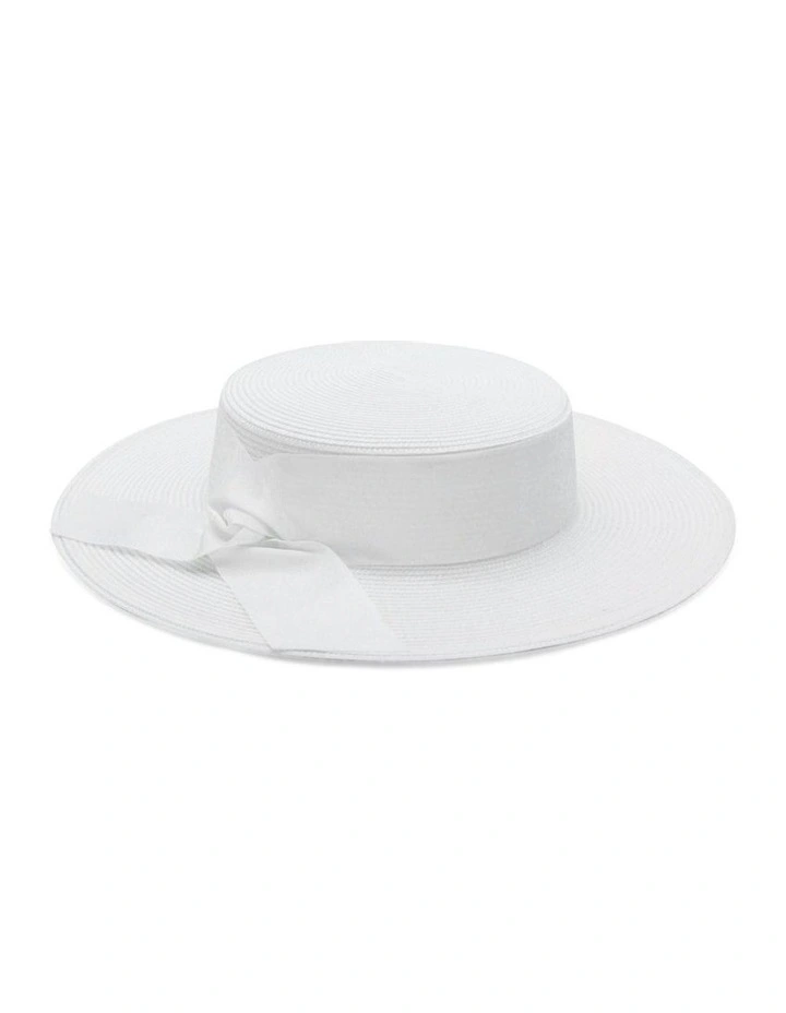 Clarke Boater in White