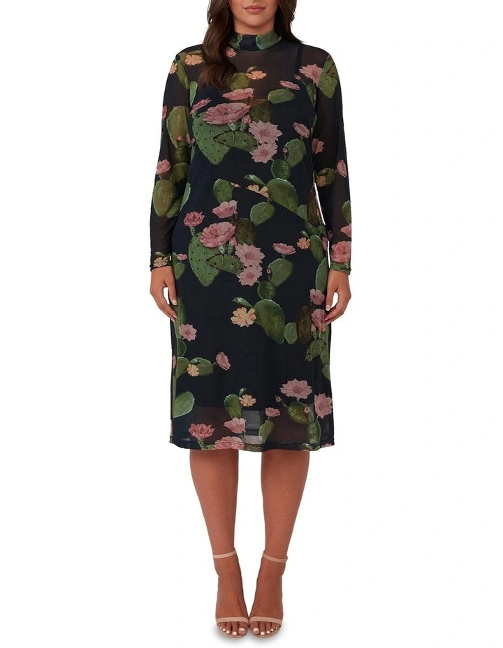 Mezzanine Mesh Dress in Multi