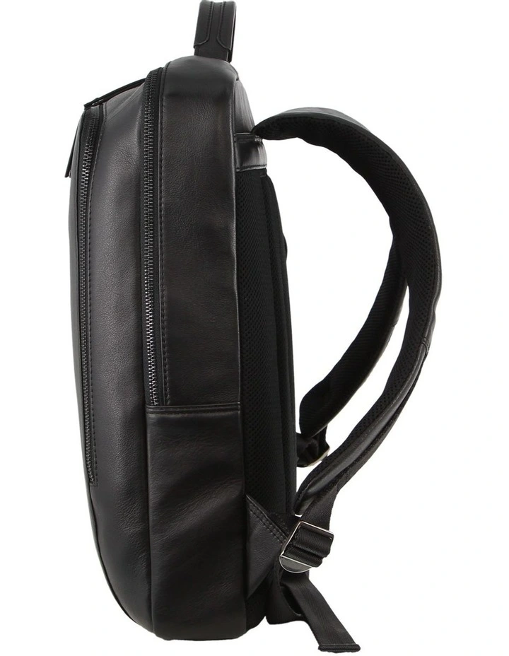 Leather Business/Laptop Bag in Black