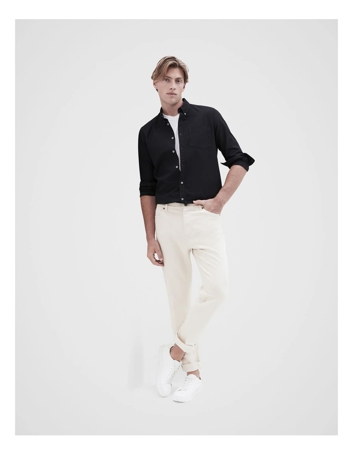 Oxford Regular Fit Shirt in Black