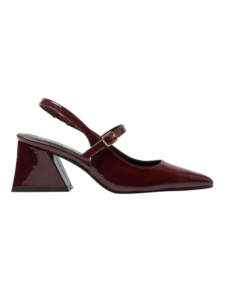 Loyal Heeled Shoes in Cherry Patent