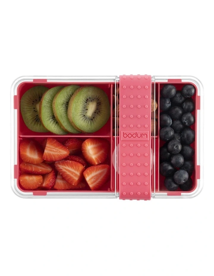 Bistro Lunch Box with Cutlery in Pink