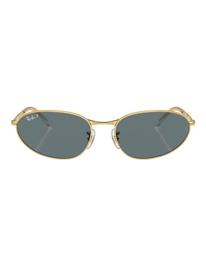 RB3734 Polarised Sunglasses in Gold