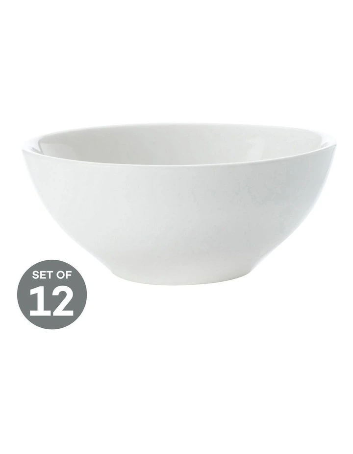 White Basics Round Sauce Bowl 9cm Set of 12