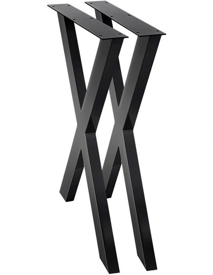 2X Metal Legs For Steel Coffee Dining Table