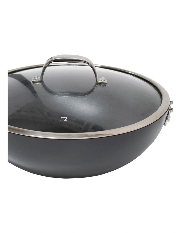 Re-Lite Wok with Glass Lid 5L/30cm