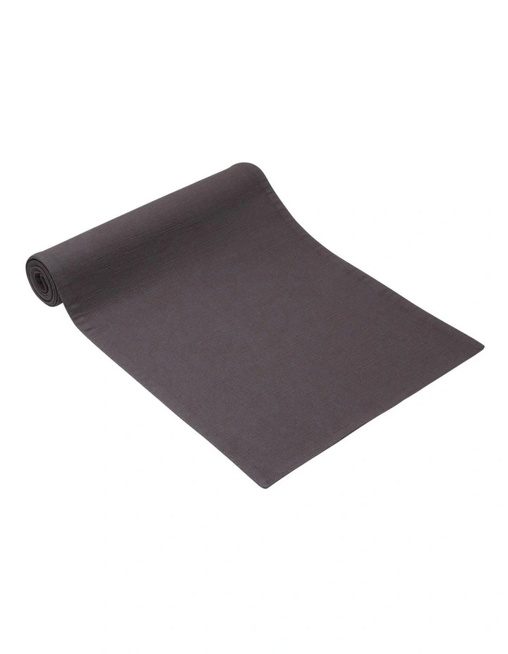 Cotton Classics Runner 150x33cm in Charcoal