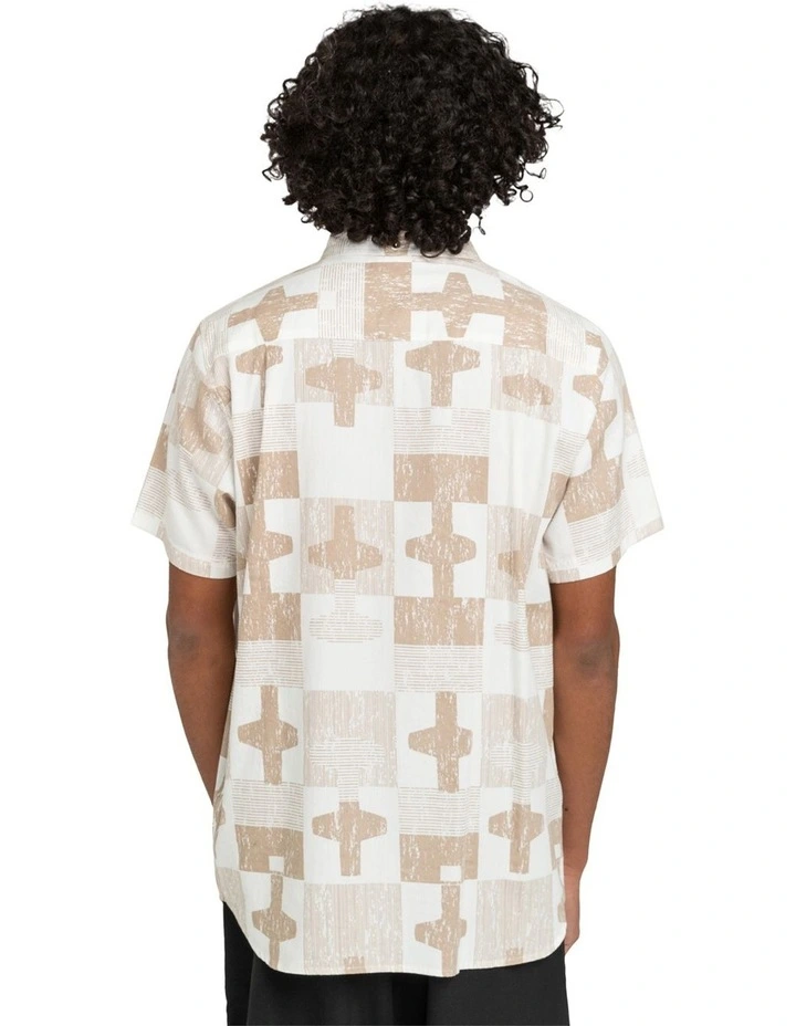 Skyway Short Sleeve Shirt in Beige