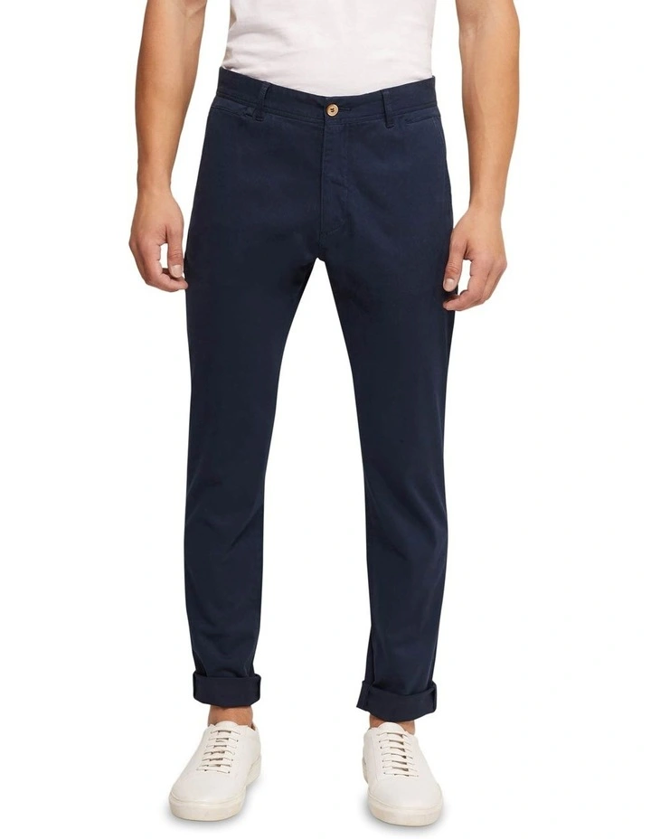 Danny Casual Organic Cotton Chinos in Flint