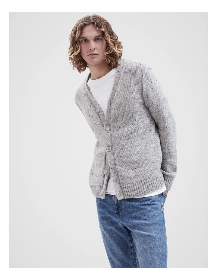 Knit Cardigan in Grey