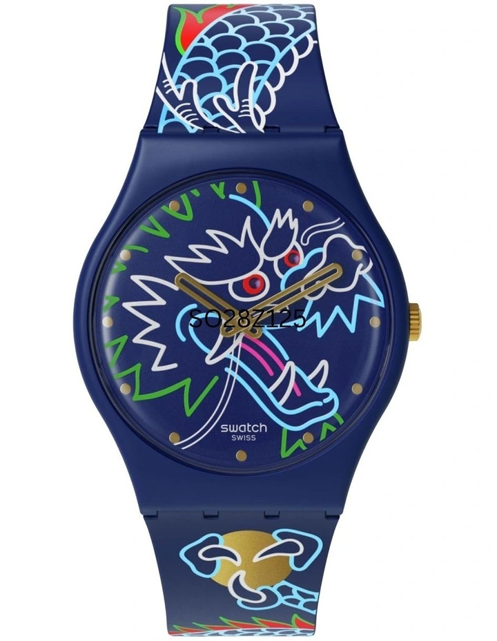 Dragon Waves Watch in Blue