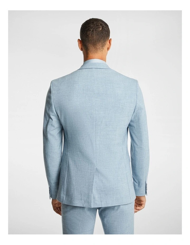Bowen Slim Suit Jacket in Pale Blue