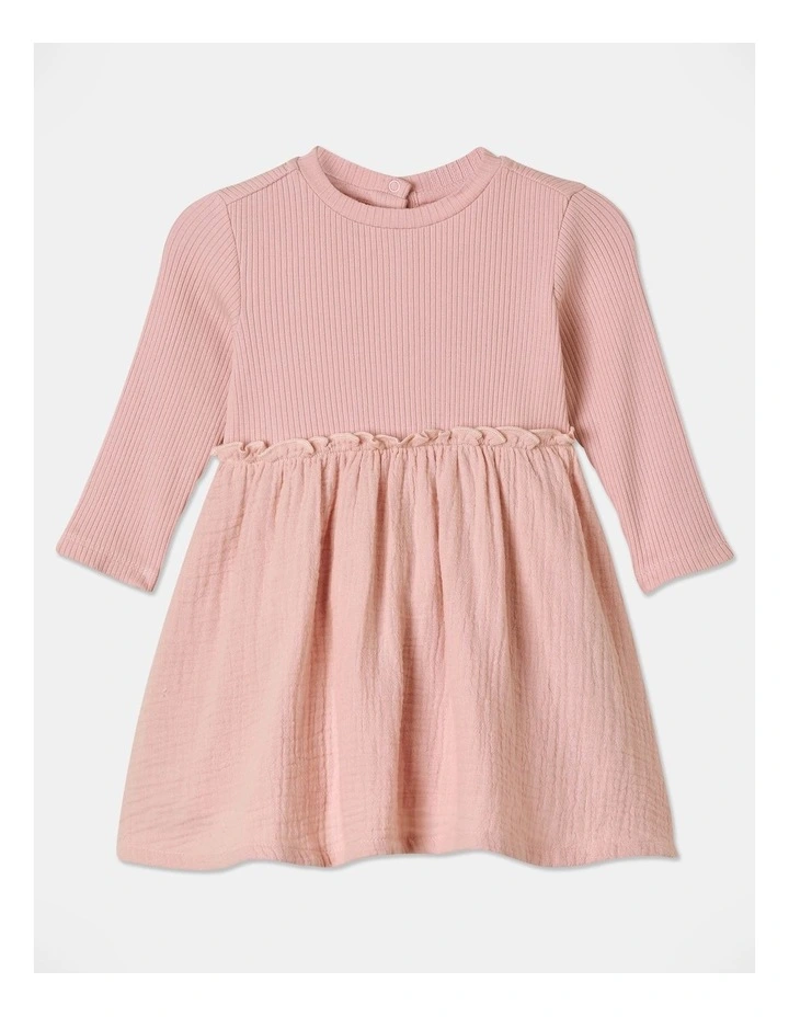 Longsleeve Dress in Blush