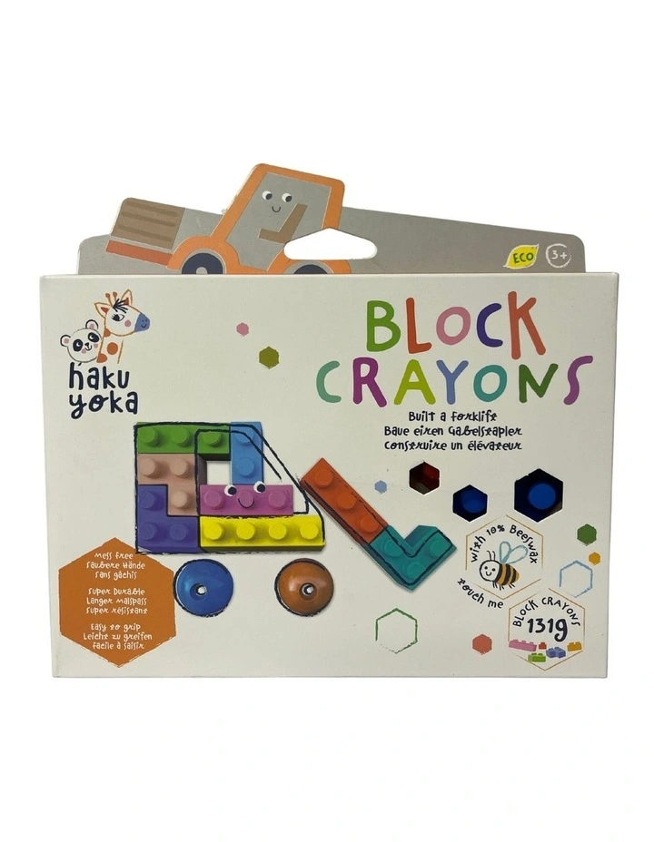 Forklift Block Crayons